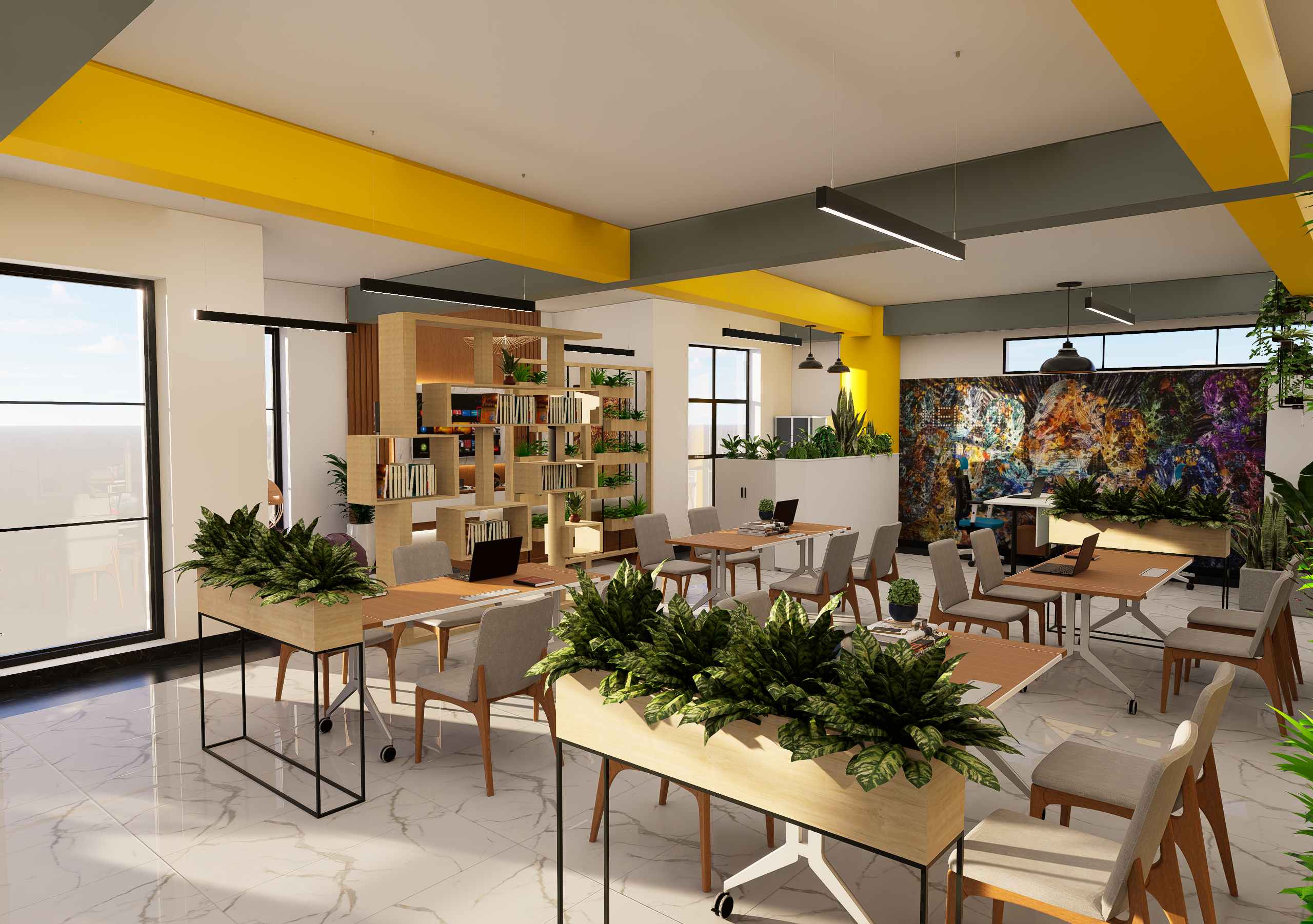 The Space - Blockchain Center workspace overview